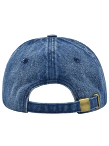 1 pezzo Cappellino da baseball in denim vintage lavato - Grafica ricamata "LOS ANGELES 83", stile vintage consumato, cinturino regolabile per una vestibilità perfetta, cappello casual adatto a tutte le stagioni per uomo e donna, ideale per look da strada, avventure all'aperto, festival musicali e spostamenti quotidiani