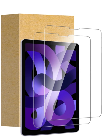 2 片高清防刮、防水防油钢化玻璃屏幕保护膜，适用于 iPad、三星、小米、红米。易于安装的钢化玻璃膜，适用于 iPad。防尘保护膜，适用于三星平板电脑。高透明度、高覆盖率平板电脑保护膜。高硬度、易清洁的小米平板电脑保护膜。更厚更硬的钢化玻璃保护膜，适用于红米平板电脑 - 透明保护膜屏幕保护必需品，适用于日常防护、办公室、家庭平板电脑屏幕保护膜配件防水防震防摔防刮