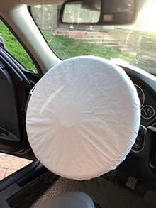 1pc Car Steering Wheel Sunshade Car Steering Wheel Cover Sunshade Car Interior Products
