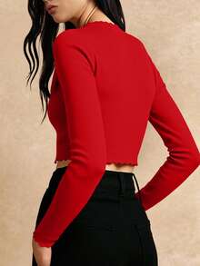 DUKEZA Women Tops - Red - View 2