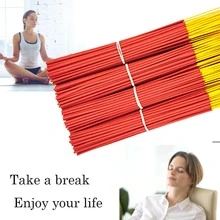 25cm Extra Long Premium Incense Sticks, Bamboo Stem Fragrance Sticks. Sweet Strawberry & Creamy Scent. Long-Lasting Burn, Enhances Air Freshness, Suppresses Odors, Boosts Concentration, Suitable For Yoga, Work, Reading, Gatherings. Holiday & Birthday Gift - quả dâu - Xem 7