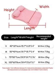 1件装 Langxingcs 高回弹宠物垫，适用于狗、猫、宠物床，可水洗，保暖，蓬松，防滑，哺乳垫，易于清洁，四季皆宜 - 彩色 - 查看 11