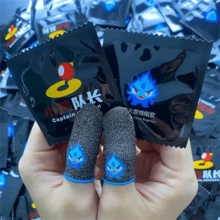 DATA FROG DataFrog 1Pair Finger Cover Suitable For  Mobile Game Finger Cover Breathable Game Controller Touch Screen Game Thumb Gloves - Blue - View 4