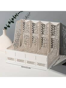 4層多層桌面收納架 多色文件架 32*25cm 文件/紙張收納盒 學生書桌置物架 返校季 學用品 - 彩色 - 查看 4