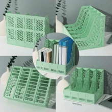 4層多層桌面收納架 多色文件架 32*25cm 文件/紙張收納盒 學生書桌置物架 返校季 學用品 - 彩色 - 查看 15