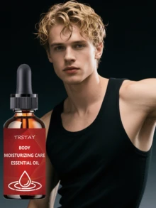 Mens Hydrating Soothing Essential Oil Deep Moisturizing Anti Aging Formula Natural Plant Based Skin Rejuvenation Stress Relief Lightweight Fast Absorbing Non Greasy Long Lasting Hydration Suitable For Daily Use - Multicolor - View 2