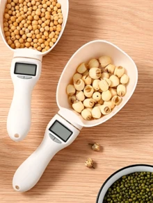 1pc Digital Food Weighing Spoon Scale, Coffee Scale, Seasoning Scale, Baking Seasoning Tools, 0.1g High Precision Removable, Weighing Easy To Clean, Clear Reading. Kitchen Application, Weight Loss Special Application, Etc. Battery Not Included