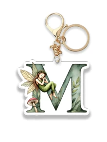 Dieser Acryl-Schlüsselanhänger mit Beschriftung, der ein Blumenfee-Muster zeigt, ist perfekt für Mädchen. Er kann als Kopfhörer-Anhänger, Tasche-Anhänger oder Auto-Schlüsselanhänger verwendet werden und ist damit ein tolles Geburtstagsgeschenk für Mitschüler, Freunde oder Kollegen.