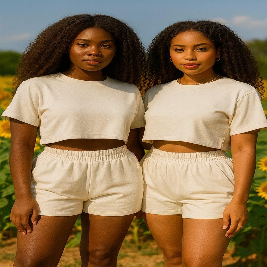 Conjunto Drica – Moderno, Confortável e Estiloso P | M | G | GG | G1 – para todos os estilos e corpos! - Branco - Visão 1