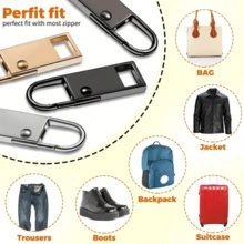 2/8/12 件可拆卸拉链，牛仔裤和背包替换拉链，缝纫工具 - 彩色 - 查看 6