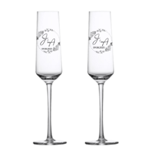 (Set Of 2) Personalized Champagne Flutes For Weddings, Engagements, And Anniversaries - Elegant Engraved Mr. And Mrs. Toasting Glasses Set - Customizable Shapes, Styles, And Colors - Perfect Gift For Newlyweds, Bridal Showers, And Romantic Celebrations - Unique Keepsake For Toasting Love And Happiness - Ideal For Wedding Receptions, Engagement Parties, And Special Occasions - Celebrate Your Love Story With Style!,Multi-Functional, Ornamental,Reusable,Custom,Personalized,Unique,Ideal Gifts For Him,Ideal Gifts For Her,Boyfriend,Dad,Girlfriend,Mom,Family,Friends,Tea Room,Home,Garden,Office,For Anniversaries,For Valentine's Day,For Mother's Day,For Birthdays,For Father's Day,For Graduation,For Weddings,For Housewarming,Customized Wine Glasses - Multicolor - View 32