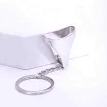 1pc Metal Lighter Protector Case Keychain Smoking Accessories, Portable Lighter Storage Cover, Gift For Friends