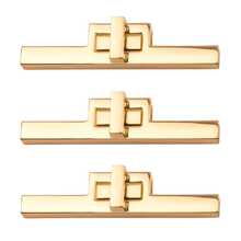 1/2/3 chiếc khóa kim loại cổ điển cho túi xách DIY, ví da thủ công, phụ kiện túi vàng thanh lịch, phụ kiện túi thủ công (bốn màu để lựa chọn) - Vàng - Xem 14
