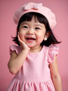 1pc Solid Color Knit Beret Hat For Baby Girls, Korean Style Infant Princess Artist Painter Cap - Multicolor - View 5