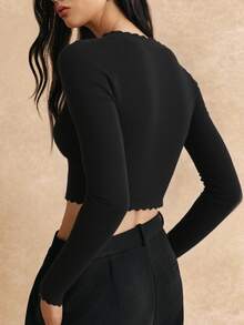 DUKEZA Women Tops - Black - View 2