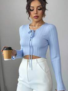 DUKEZA Women Tops - Baby Blue - View 3
