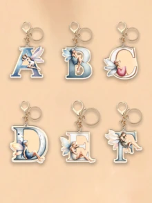 Dieser Acryl-Schlüsselanhänger mit Beschriftung, der ein Blumenfee-Muster zeigt, ist perfekt für Mädchen. Er kann als Kopfhörer-Anhänger, Tasche-Anhänger oder Auto-Schlüsselanhänger verwendet werden und ist damit ein tolles Geburtstagsgeschenk für Mitschüler, Freunde oder Kollegen.