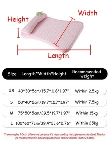 1件装 Langxingcs 高回弹宠物垫，适用于狗、猫、宠物床，可水洗，保暖，蓬松，防滑，哺乳垫，易于清洁，四季皆宜 - 彩色 - 查看 12