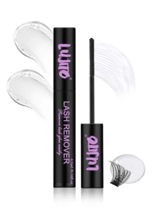 1支4.5毫升DIY睫毛嫁接胶水卸除液，适用于簇状和单根睫毛，温和不刺激，含睫毛刷，DIY睫毛嫁接卸除液，家用。