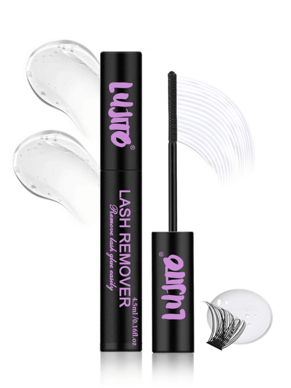 1pc 4.5ml DIY Eyelash Extension Glue Remover, Suitable For Cluster And Individual Lashes, Soothing And Non-Irritating, Includes Mascara Brush, DIY Eyelash Extension Remover, For Home Use
