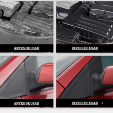 Kit 2 Ceras Revitalizadora Renova Plasticos Para Carro Moto