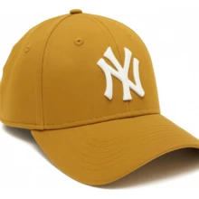 Ny New York Blogger Cap Unisex Men Women - 卡其色 - 查看 1