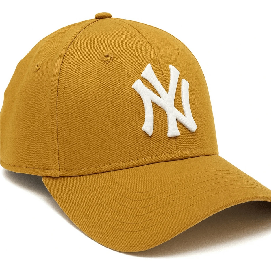 Ny New York Blogger Cap Unisex Men Women - 卡其色 - 查看 1