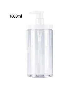 1个/2个 300毫升/500毫升/1000毫升 宽口可重复灌装泵瓶 | 防漏旅行分装瓶，适用于沐浴露、精油、洗手液（优雅白色瓶盖）