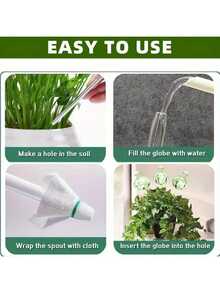 2pcs/4pcs-Pack Pineapple-Shaped Automatic Watering Needles - Automatic Watering System For Plants Without Power Supply, A Must-Have For Home Decoration