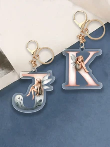 Dieser Acryl-Schlüsselanhänger mit Beschriftung, der ein Blumenfee-Muster zeigt, ist perfekt für Mädchen. Er kann als Kopfhörer-Anhänger, Tasche-Anhänger oder Auto-Schlüsselanhänger verwendet werden und ist damit ein tolles Geburtstagsgeschenk für Mitschüler, Freunde oder Kollegen.