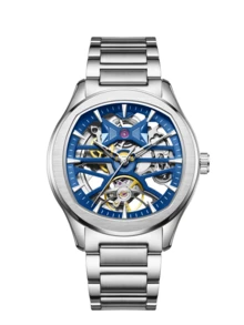 MEGIR MEGIR Luxury Sport Watches For Men Skeleton Dial Automatic Mechanical Movement Business Casual Wristwatch Waterproof Clock