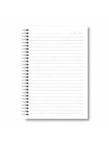 A6/A5/B5 Grid Notebook Simple Student Thick Grid Notebook Notepad 1 Book/80 Sheets - White - View 14