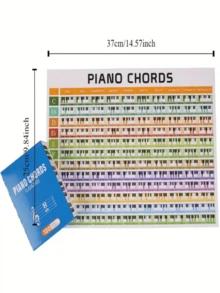 120pcs Piano Chord Flash Cards, FF Campfire Colorful Electric Piano Chord Fingering Diagrams, Piano Chord Flash Card Set With Colored Coding Charts - Ideal For Beginners, 12-Key Learning Kit, Easy For Music Theory And Fast Progress - Instrument Accessories, Piano Accessories, Suitable For Beginners, Musicians, Bands, Performance Events, Music Teaching, Beginner Gifts, Musician Gifts, String Instrument Accessories, New Year Gifts. - Multicolor - View 7