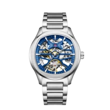 MEGIR MEGIR Luxury Sport Watches For Men Skeleton Dial Automatic Mechanical Movement Business Casual Wristwatch Waterproof Clock