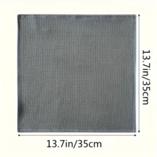 3pcs Waffle Patterned Kitchen Dish Cloths, Thick Absorbent, Lightweight Polyester Towels With Textured Grip, Suitable For Drying Dishes And Hands, Kitchen Towels - Multicolor - View 6