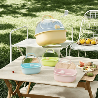 4色可选豪华便携式笼子，小动物携带旅行箱带水瓶，塑料透气豚鼠外出笼，适用于侏儒仓鼠、雪貂、龙猫、刺猬