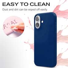 1pc Blue Premium Magnetic Liquid Silicone 3-In-1 Soft Anti-Scratch Super Microfiber Lining + Soft Gel Rubber TPU Bumper + Acrylic Hard Back Skin-Friendly Magnetic Compatible With Magsafe Wireless Charging Full-Body Protective Case Compatible With IPhone 17 Pro/17 Pro Max/17 Air/17/16 Pro/16 Pro Max/16 Plus/16/16E/SE4/15 Pro/15 Pro Max/15 Plus/15/14 Pro/14 Pro Max/14 Plus/14/13 Pro/13 Pro Max/13/12 Pro/12 Pro Max/12/11 Pro Max/11/11 Pro