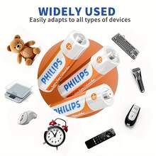 PHILIPS 80/32/24pcs AA Carbon Batteries, 1.5V, Durable, High Performance, Long Shelf Life, Suitable For Remote Controls, Flashlights, Wall Clocks, Electronic Clocks, Thermometers, Hygrometers, LED Lights, Etc. Disposable Batteries Are Not Rechargeable. - 5號電池 - 查看 6
