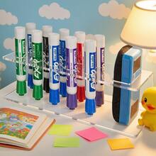 1 Stück klarer Acryl Whiteboard Marker Halter, wandmontiert, Büro Stationery Organizer Mehrschichtiges Marker Präsentationsregal, Tisch-/Wandmontage, Kunstateliers/Klassenzimmer Aufbewahrung INS-Stil Acryl Stifthalter, transparent sichtbar, farbiger Stiftorganizer kreative wandmontierte Stiftaufbewahrung, Acrylmaterial, Büro- und Studienbereich Organizer Multifunktionales Whiteboard Marker Regal, transparent Anti-Verlust, Tisch- und Wandaufbewahrung