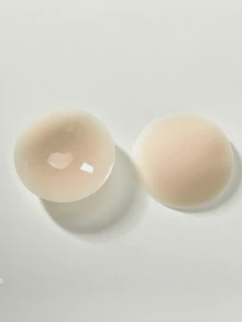 زوج من أغطية الحلمة السيليكونية غير المرئية للمقاسات الكبيرة، رقع الحلمة السيليكونية القابلة لإعادة الاستخدام للحفلات والمناسبات