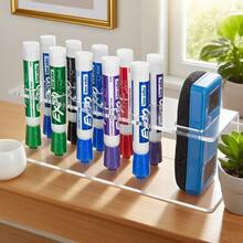 1 Stück klarer Acryl Whiteboard Marker Halter, wandmontiert, Büro Stationery Organizer Mehrschichtiges Marker Präsentationsregal, Tisch-/Wandmontage, Kunstateliers/Klassenzimmer Aufbewahrung INS-Stil Acryl Stifthalter, transparent sichtbar, farbiger Stiftorganizer kreative wandmontierte Stiftaufbewahrung, Acrylmaterial, Büro- und Studienbereich Organizer Multifunktionales Whiteboard Marker Regal, transparent Anti-Verlust, Tisch- und Wandaufbewahrung
