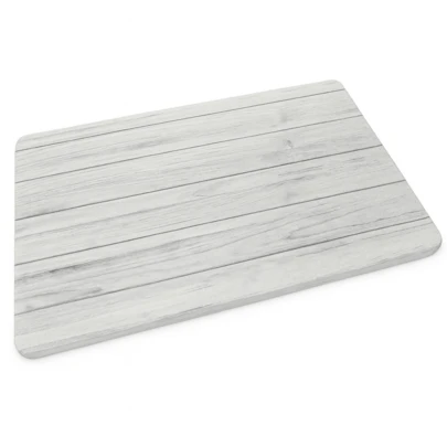 Acomoda Textil Alfombra de Baño de Piedra Diatomita 40x60 cm. Tapete Antideslizante de Secado Rápido y Alta Absorción Práctico, Higiénico y Funcional para el Hogar