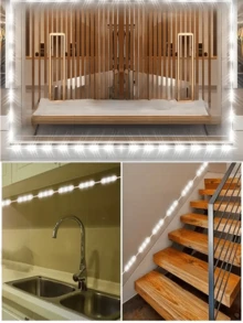 1pc 6/42 LED Vanity Mirror Light, USB Powered Dimmable Vanity Table Lamp, Touch Sensor Mirror Light, Suitable For Vanity Mirrors And Bathrooms - White - View 6