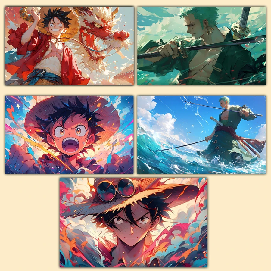 One Piece Cartoon Anime Background Cloth, Dormitory Hanging Cloth, Bedside Decoration Wall, Bedroom Wall Cloth