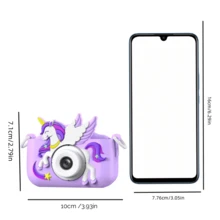 Yowmoy HD Kids Camera For 3-12 Year Olds - 1080P Video Recording, Frames & Filters, Perfect Back-To-School & Birthday Gift For 3-10 Years Old Children.Includes Lanyard, Best Birthday Gift