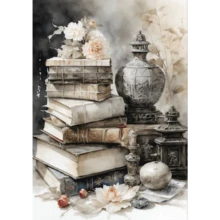 1 pieza Impresión artística en lienzo con inspiración vintage de estilo botánico - Póster de pared retro sin marco de flores y frutas en tonos suaves, arte de pared en lienzo vertical listo para colgar para la decoración de la sala de estar, dormitorio, oficina en casa, decoración de dormitorio - Multicolor - Ver 22