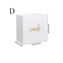 亚克力透明亚克力卡夹带插槽，适用于招待会、生日、派对、存钱罐、投票、祝福、毕业派对、优雅婚礼卡盒