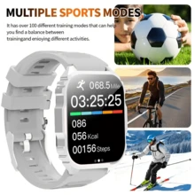 ERUN This Unisex 1.84-Inch HD Touchscreen Smartwatch Features A 180mAh ...
