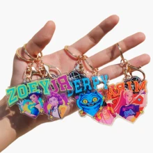 Kpop Demonhunter Acrylic Double-Sided Keychain, Backpack Decor, Phone Charm, Fans Merch, Anime Goods, Collectibles, Christmas & Halloween Gifts