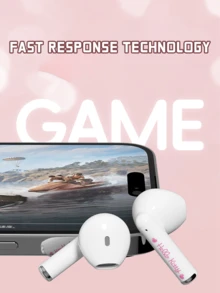 TWS 无线耳机，采用蓝牙 5.4 技术，播放时间长达 60 小时，音质出色，支持游戏同步功能，符合人体工程学的半入耳式设计，包装精美——是音乐爱好者、游戏玩家和科技爱好者的理想之选。 - 粉紅色-My Melody - 查看 5